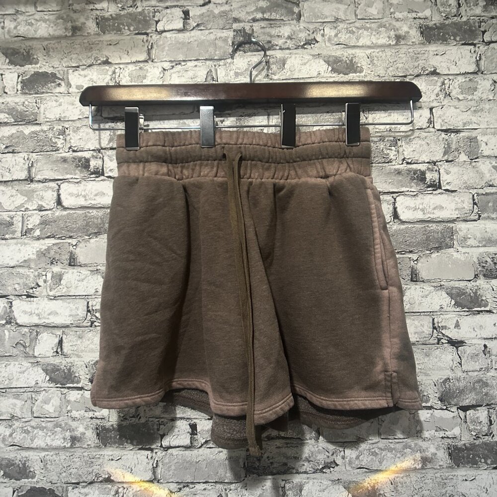 EUC Wild Fable Brown Sweat Shorts High Waist Size Medium